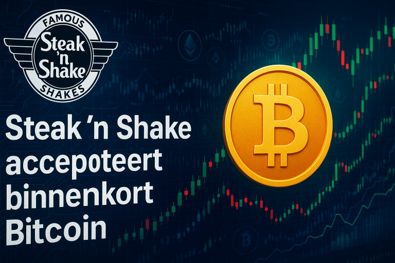 Bitcoin kan nu uw volgende burger bij Steak ‘n Shake betalen