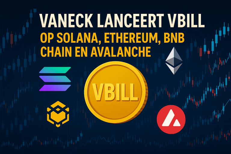 VanEcks eerste getokeniseerde fonds VBILL wordt gelanceerd op Solana, Ethereum, BNB Chain en Avalanche