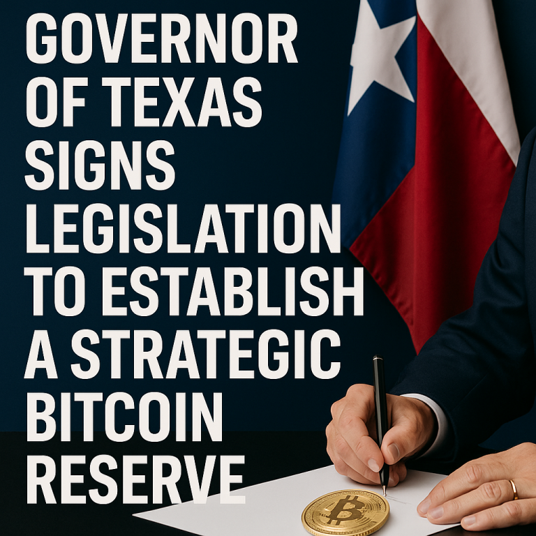 Gouverneur van Texas tekent wetgeving voor het opzetten van een strategische Bitcoin-reserve