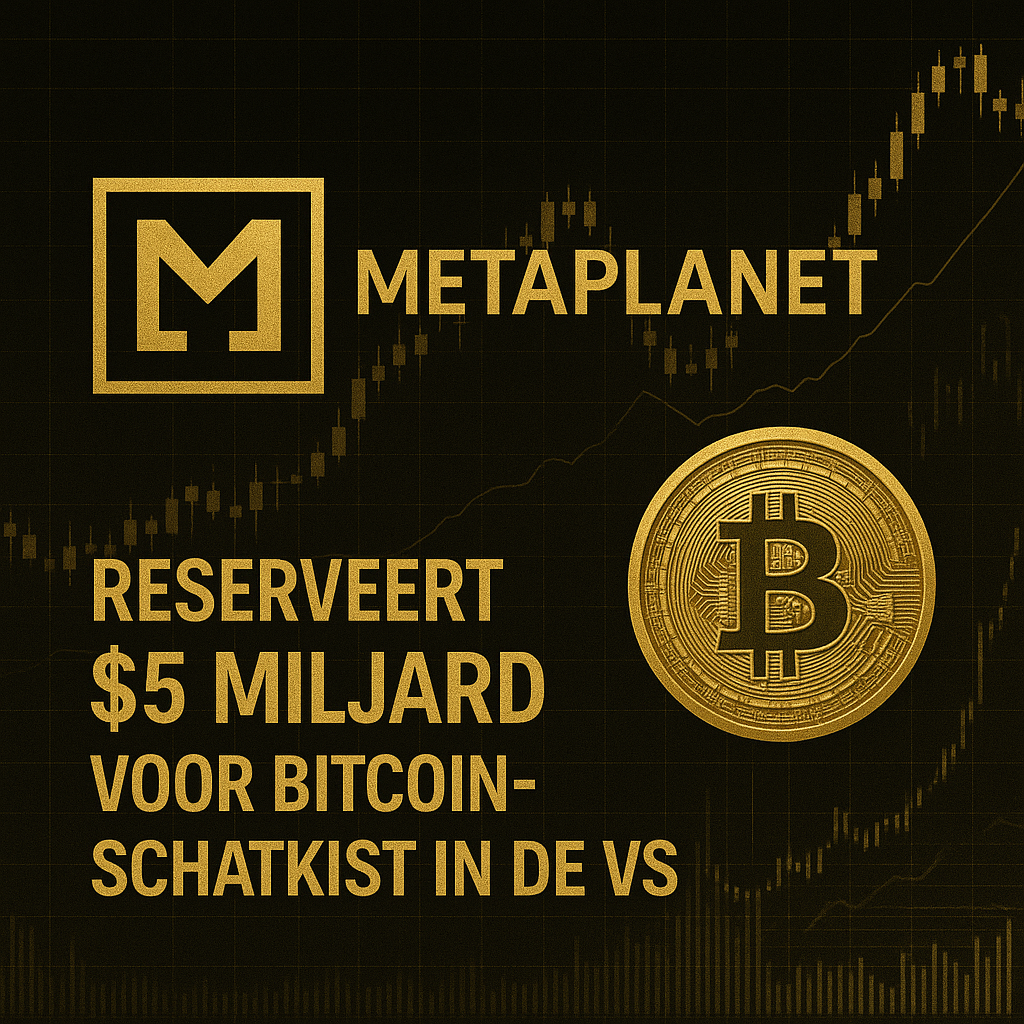 Metaplanet reserveert $5 miljard voor Bitcoin-schatkist in de VS