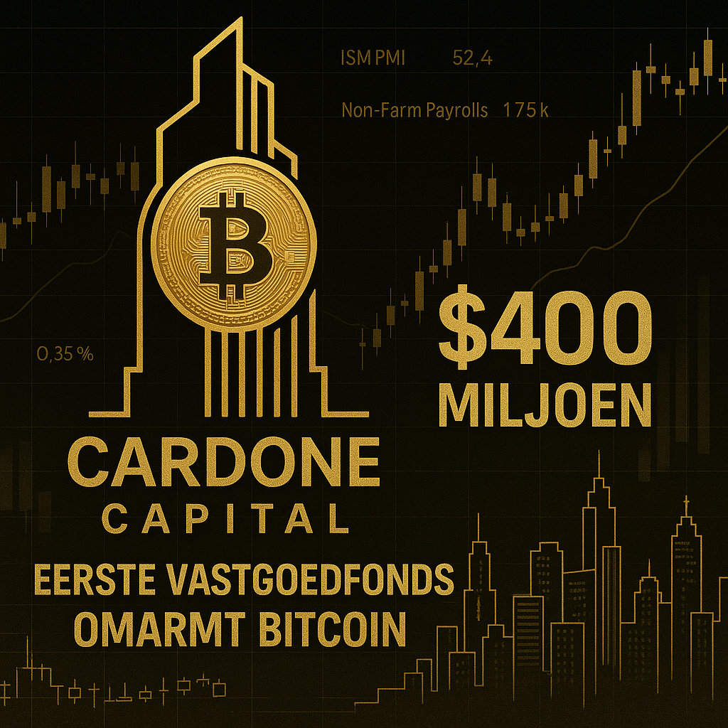 Cardone Capital koopt $101 miljoen aan Bitcoin, met plannen om er nog 3000 BTC aan toe te voegen!