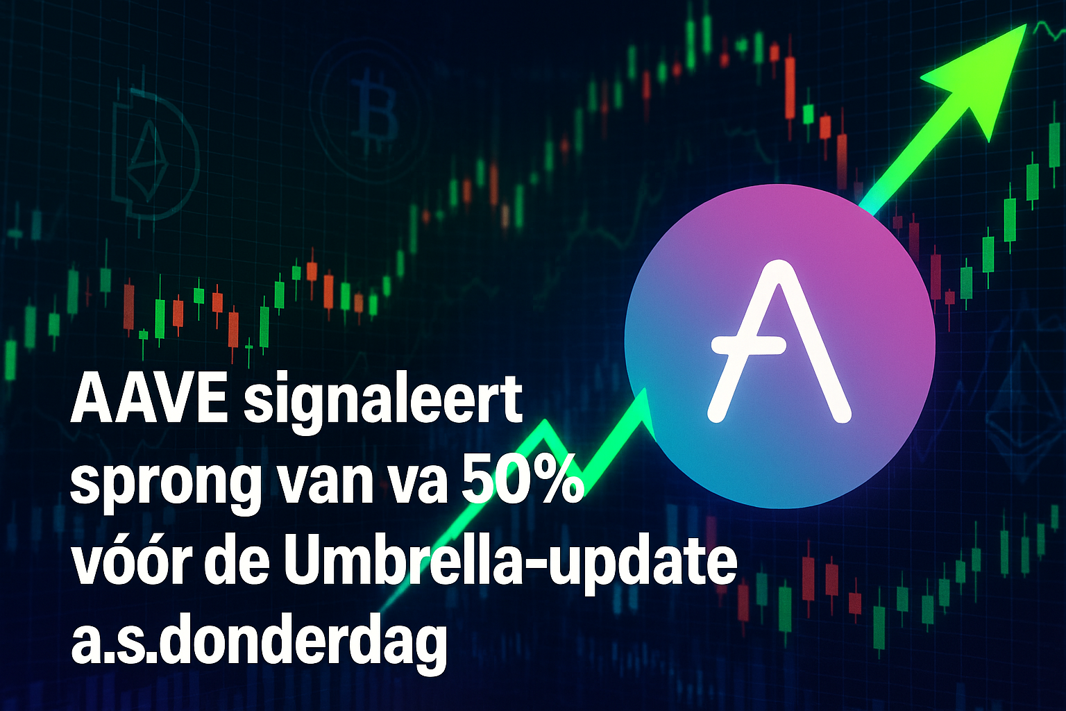 AAVE signaleert een sprong van 50% vóór de Umbrella-update a.s. donderdag