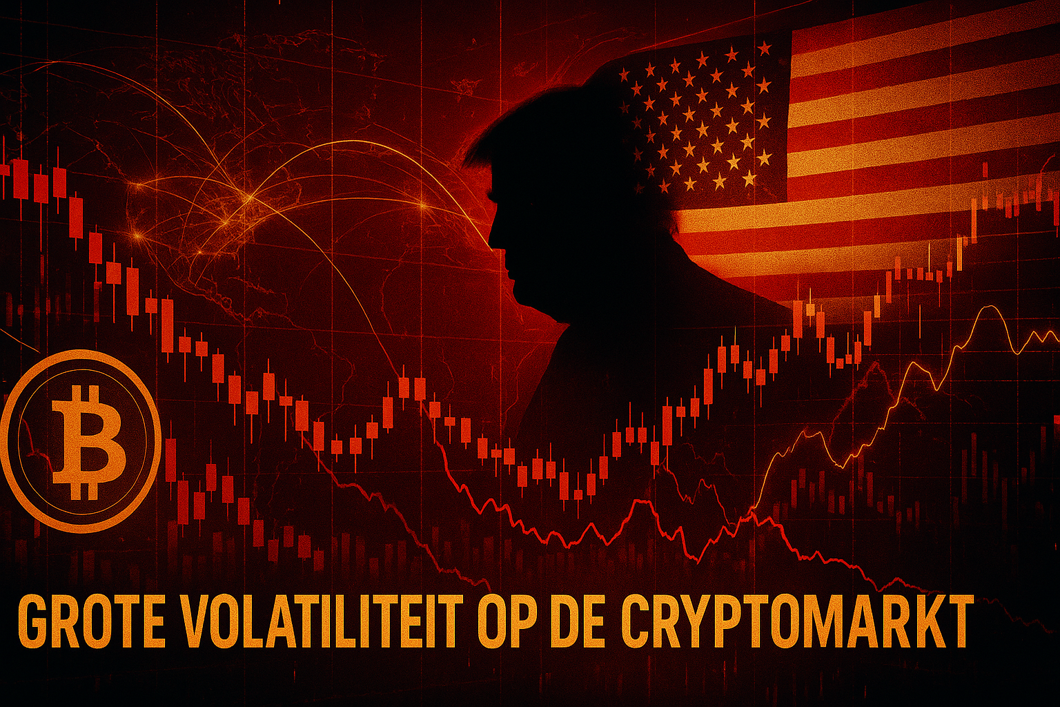 Volatiliteit op de cryptomarkt door aankomende Trump-tarieven