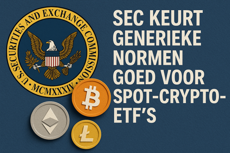 SEC keurt generieke normen goed voor spot-crypto-ETF’s